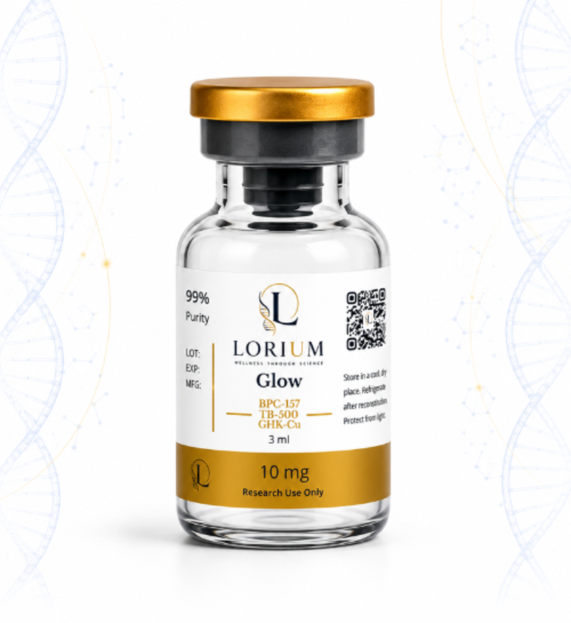 Lorium GLOW blend research vial