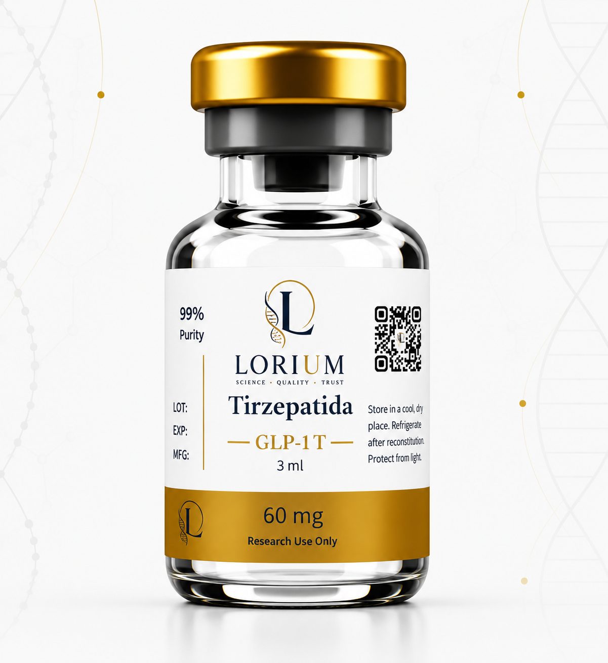 GLP-1 Tirzepatide (60mg Lyophilized)