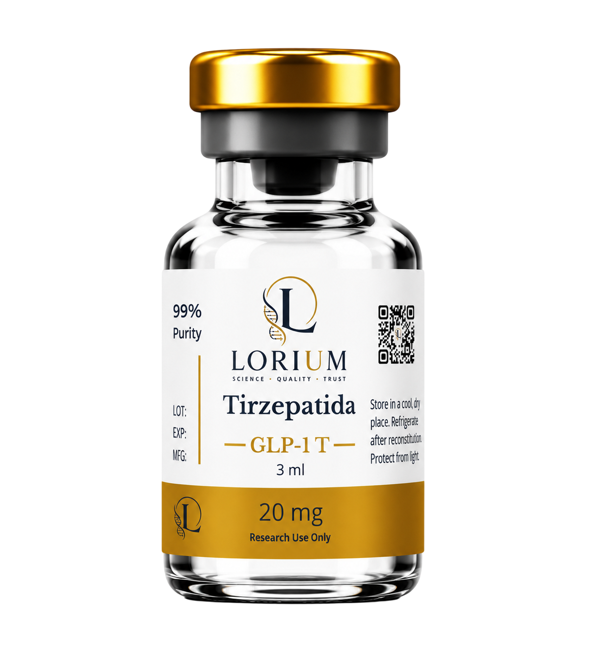 GLP-1 Tirzepatide (20mg Lyophilized)