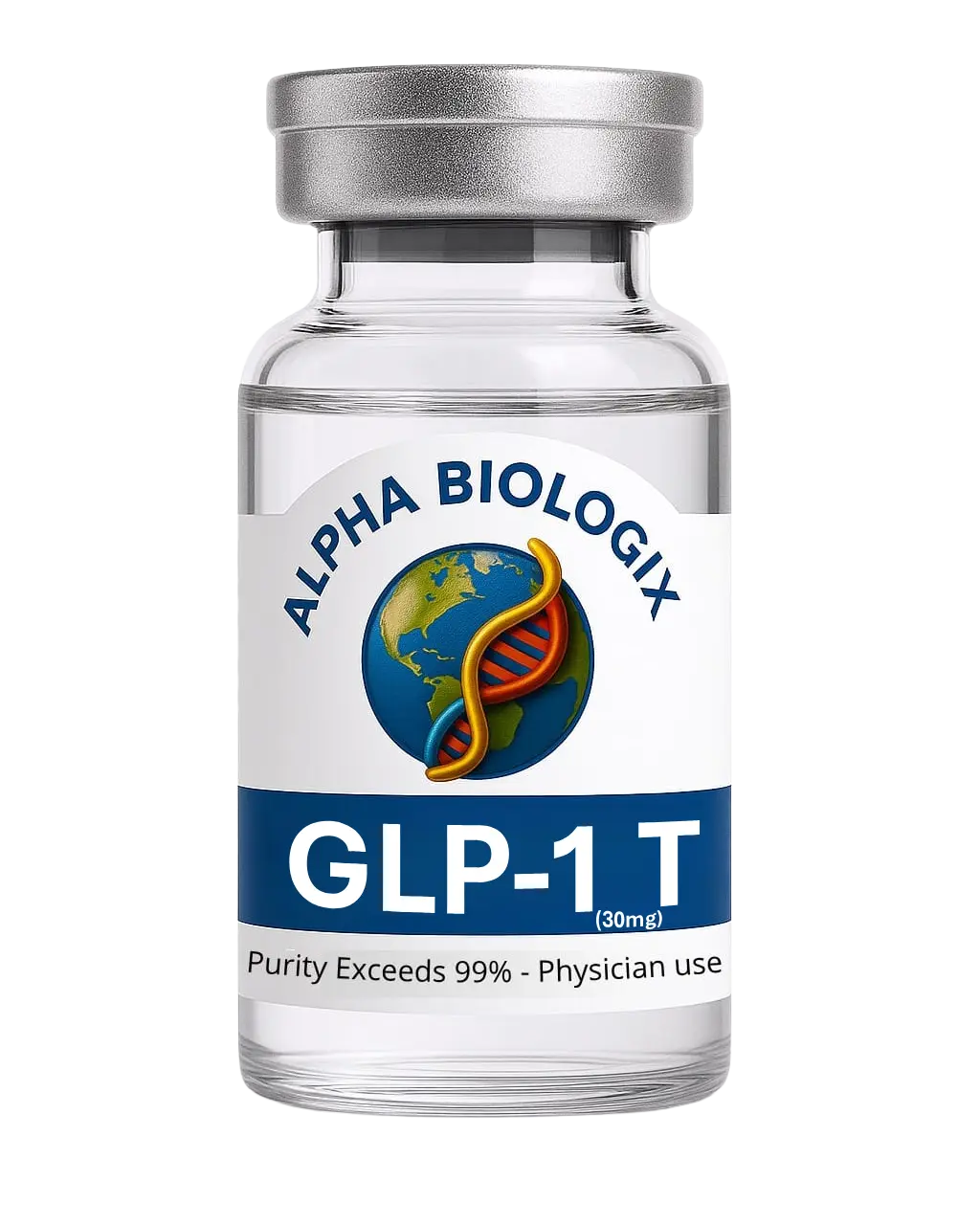 GLP-1 T research peptide vial – Alpha Biologix