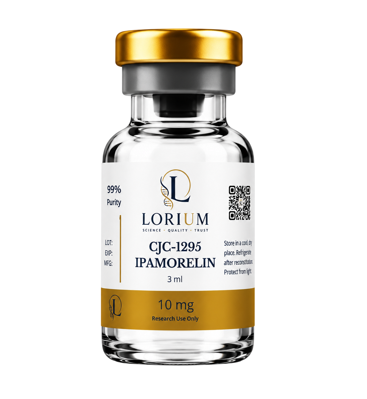 CJC-1295 No DAC / Ipamorelin (5mg/5mg Lyophilized)