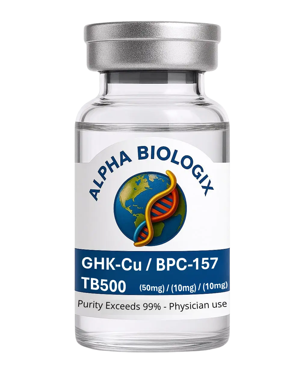 GLOW 70 — GHK-Cu / BPC-157 / TB500 (50mg/10mg/10mg Activated - 25mg/5mg/5mg/mL - 2mL)