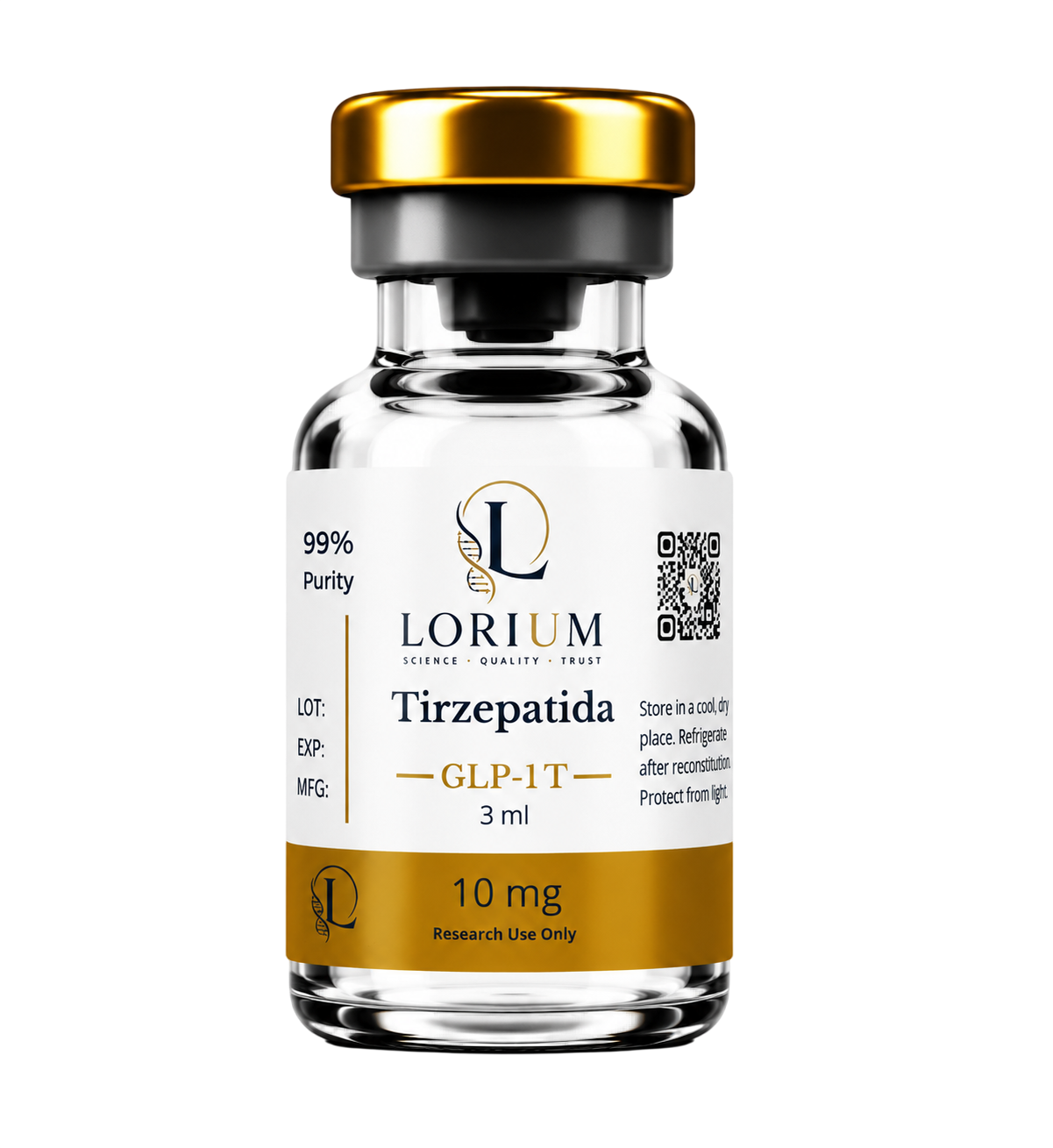 GLP-1 Tirzepatide (10mg Lyophilized)