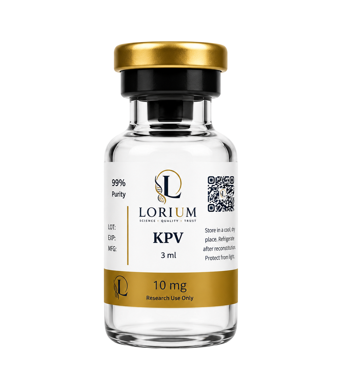 Lorium KPV 10mg research vial