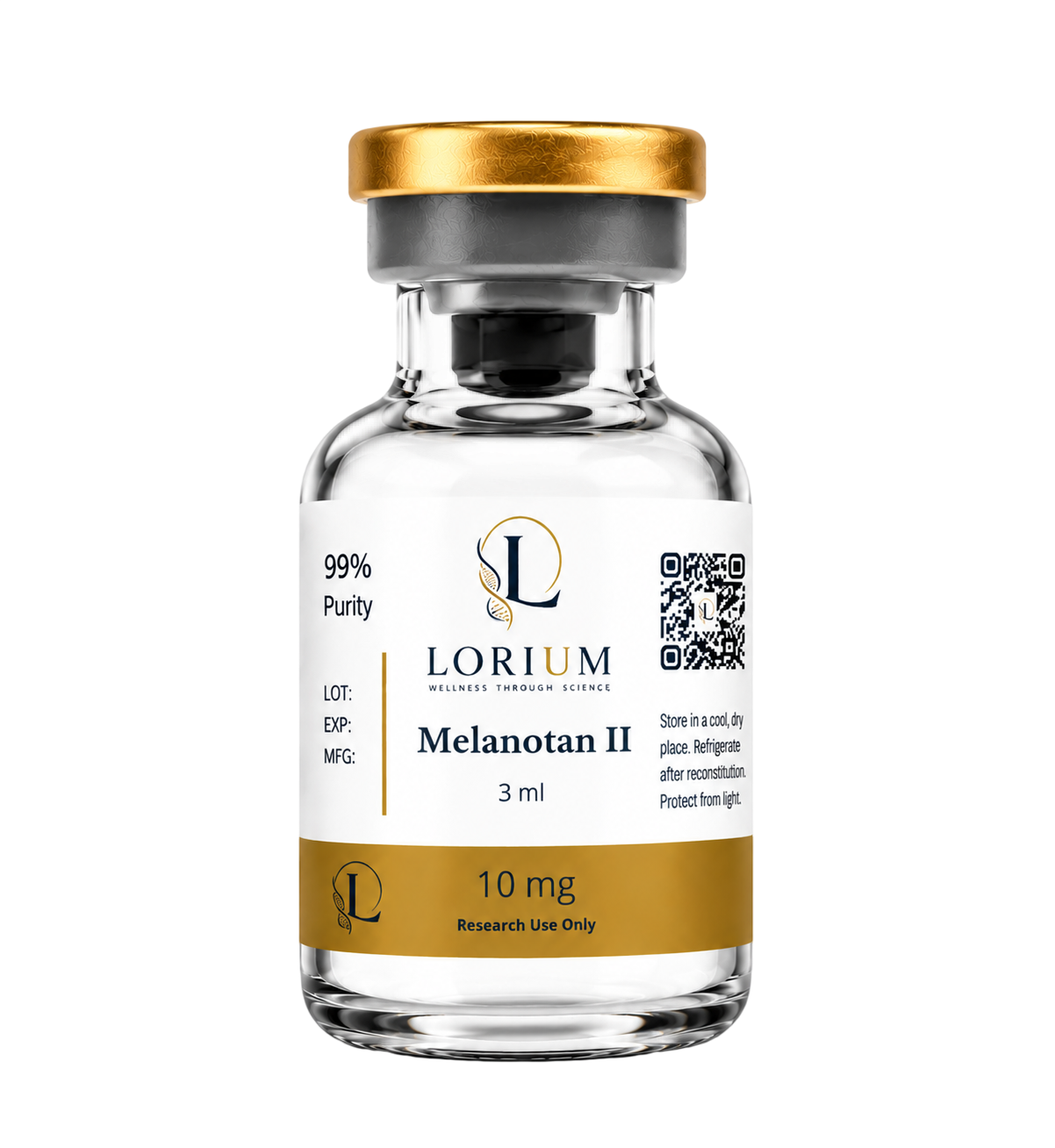 Lorium Melanotan II 10mg research vial