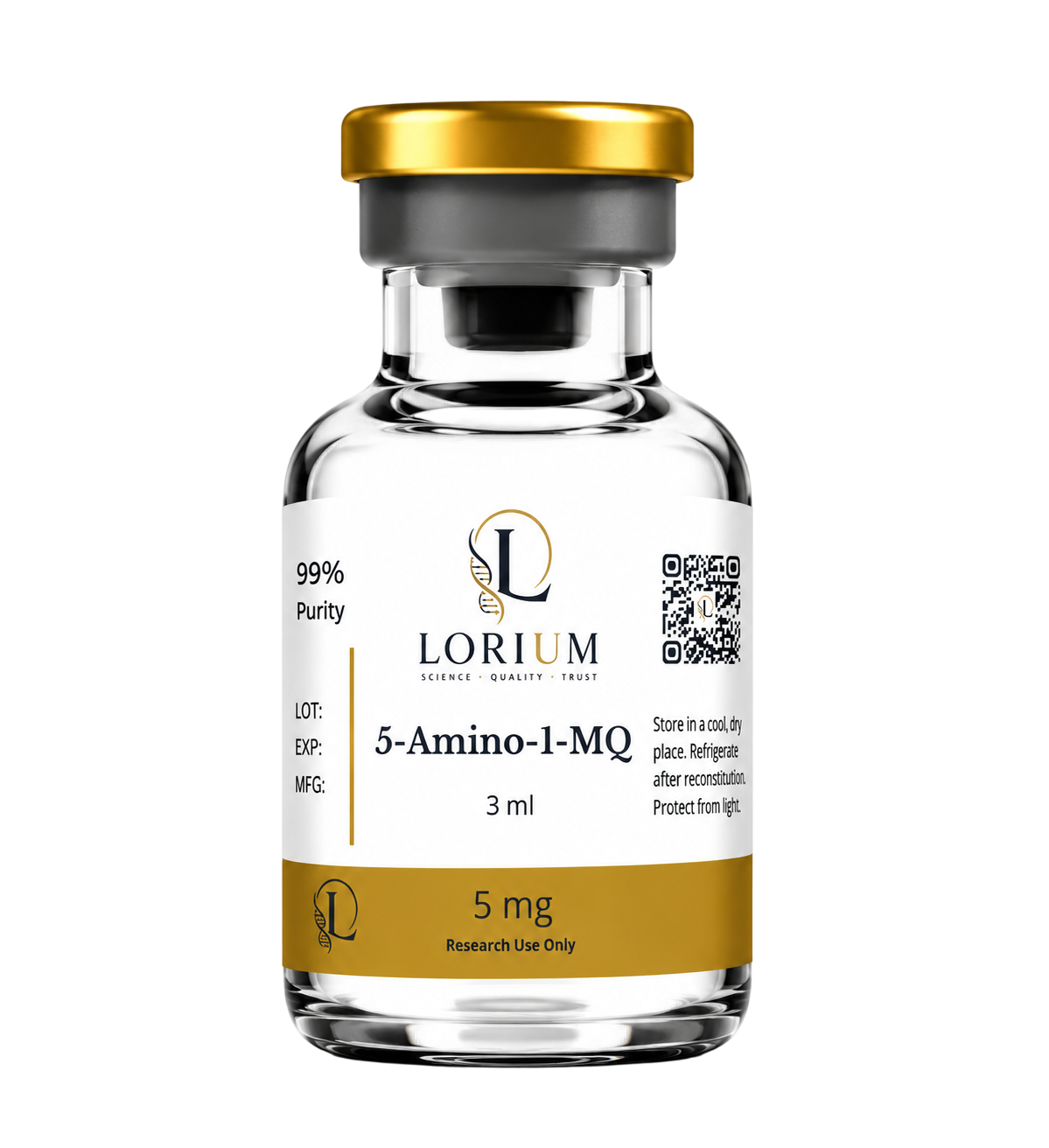 Lorium 5-Amino-1-MQ research vial