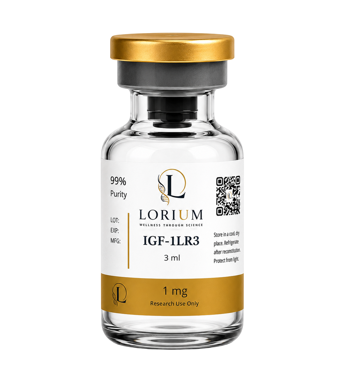 Lorium IGF-1 LR3 1mg research vial