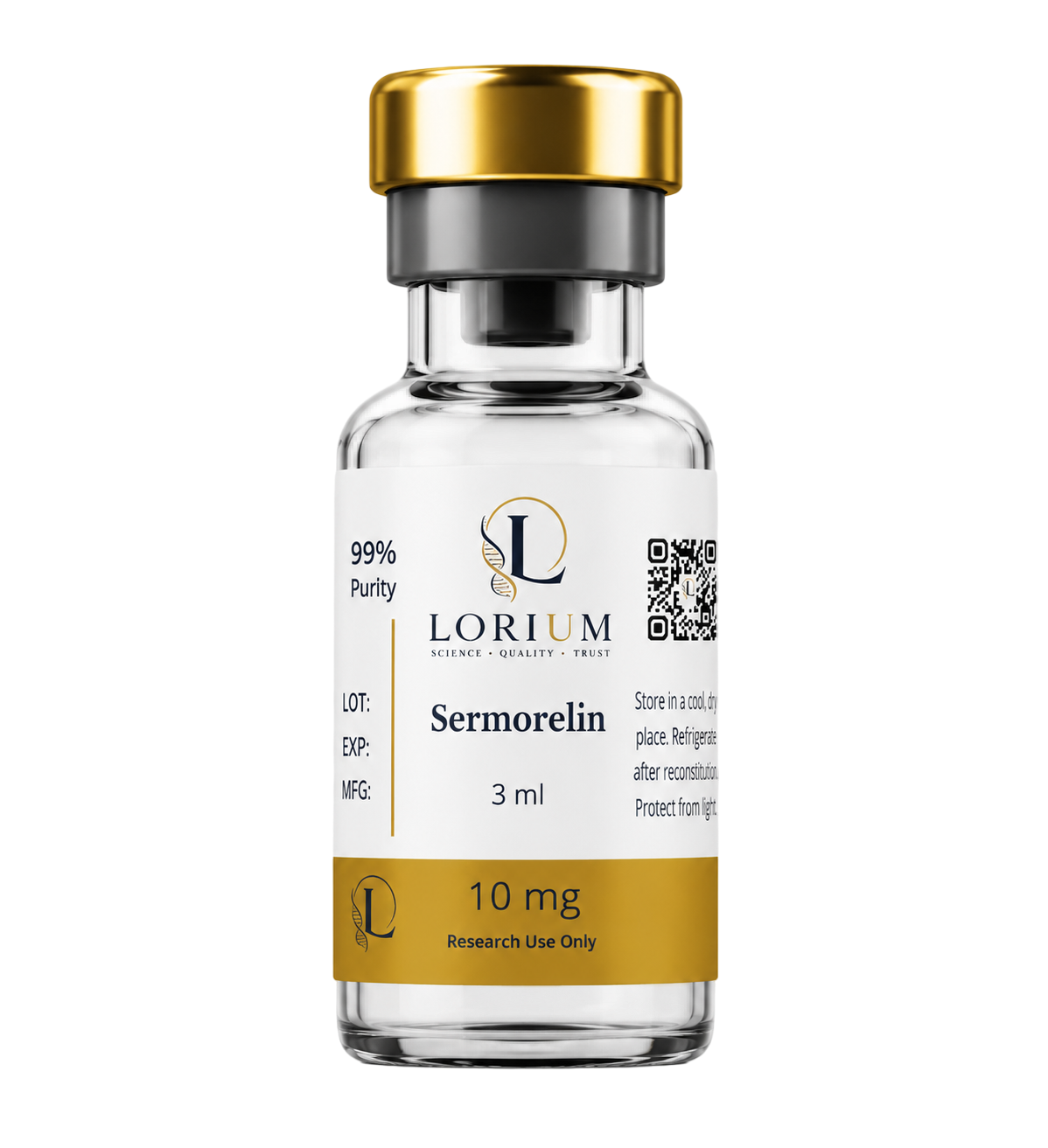 Sermorelin (10mg Lyophilized)