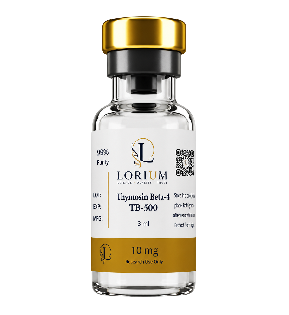 Thymosin Beta-4 / TB-500 (10mg Lyophilized)