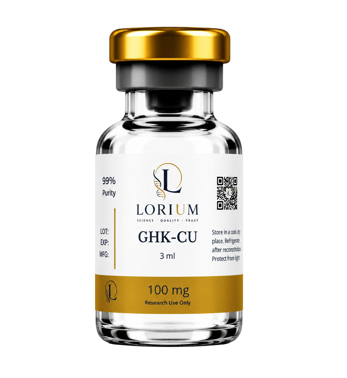 GHK-Cu (100mg Lyophilized)