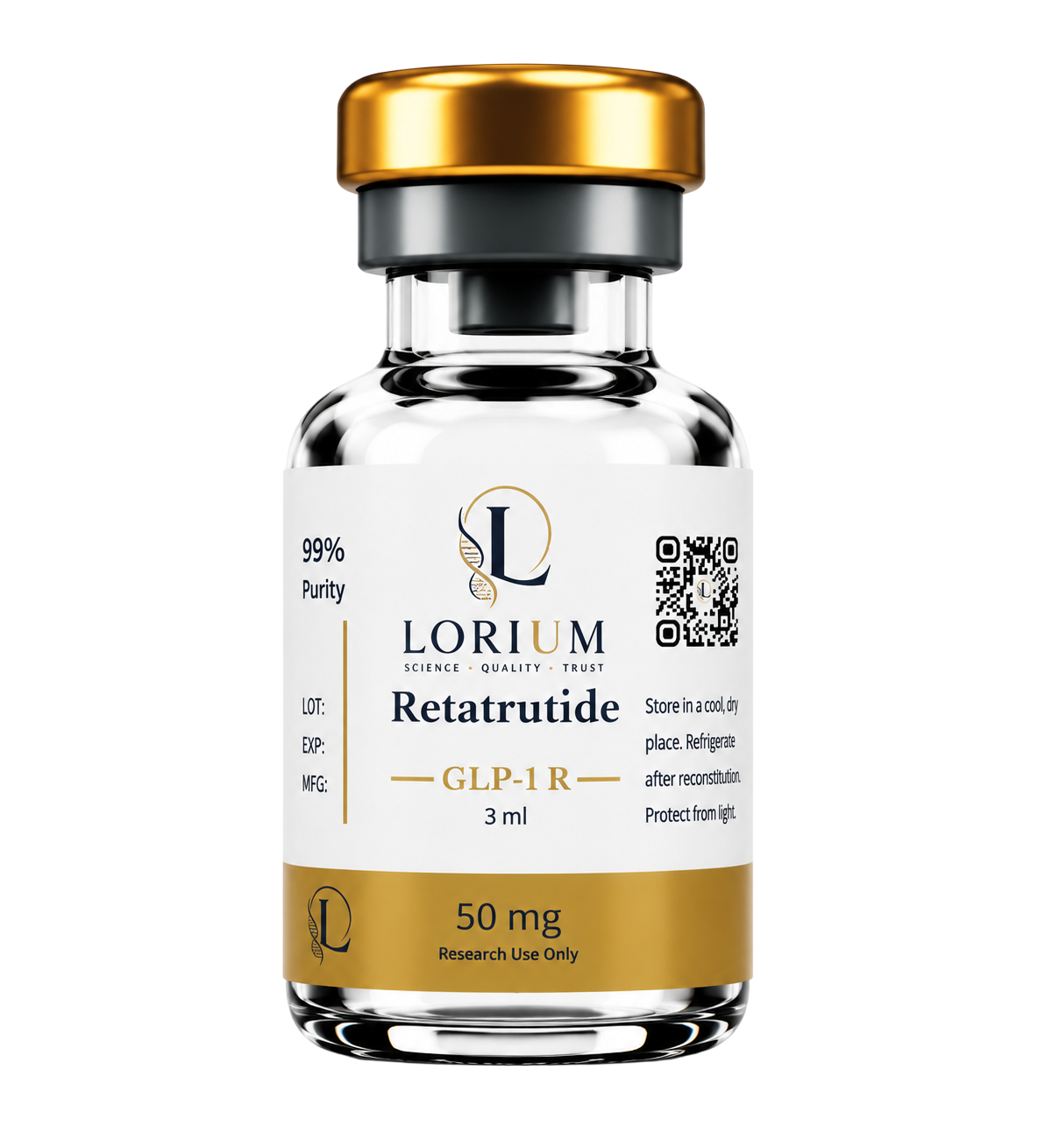 GLP-1 Retatrutide (50mg Lyophilized)