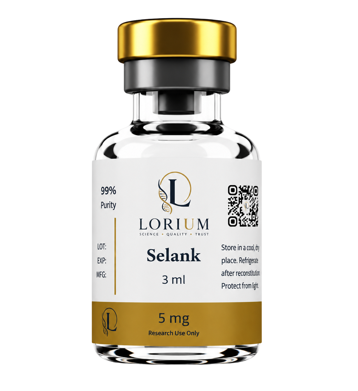Selank (5mg Activated - 2.5mg/mL - 2mL)