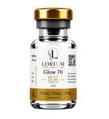 GLOW 70 — GHK-Cu / BPC-157 / TB500 (50mg/10mg/10mg Activated - 25mg/5mg/5mg/mL - 2mL)