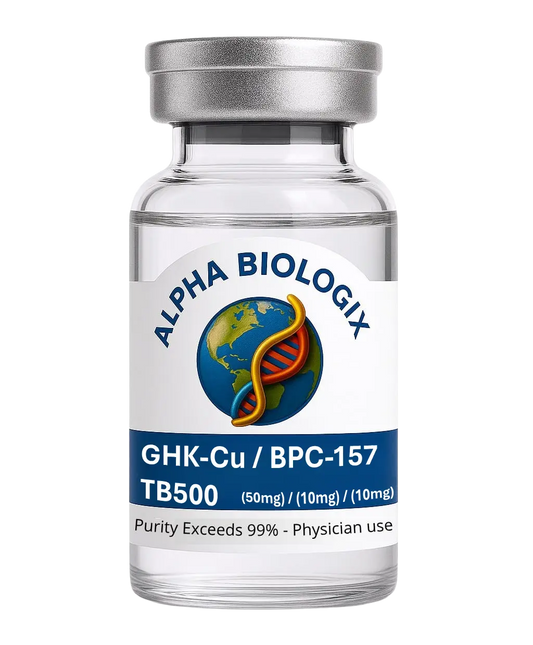 GLOW 70 — GHK-Cu / BPC-157 / TB500 (50mg/10mg/10mg Activated - 25mg/5mg/5mg/mL - 2mL)