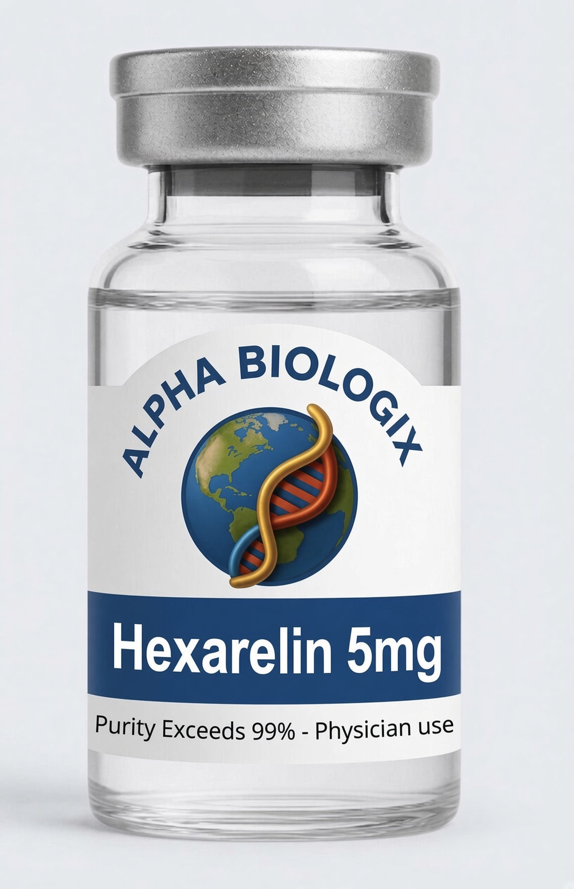 Hexarelin 5mg vial - Alpha Biologix